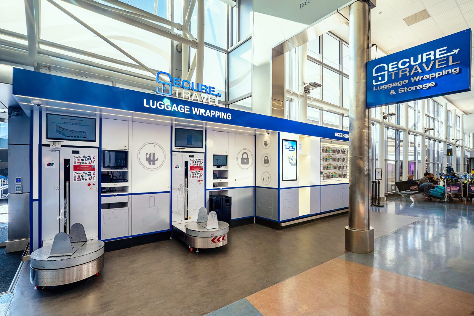 Wrapping kiosk — Zone D